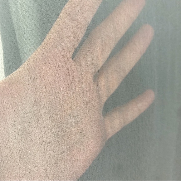 LACAUSA Sheer Maxi Length Ombre Dip Dye Dress Swimsuit Gauzy Coverup US S - Picture 8 of 13